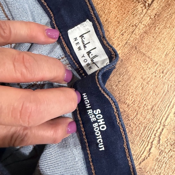 Nicole Miller Deep Indigo Bootcut Jeans Size 14 - Picture 4 of 5